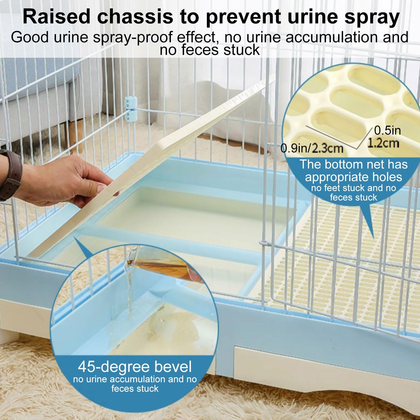 PinkRabbit ① Amazon.com: RTTZBOZ Indoor Rabbit Cage, Small Animal Cage, 2